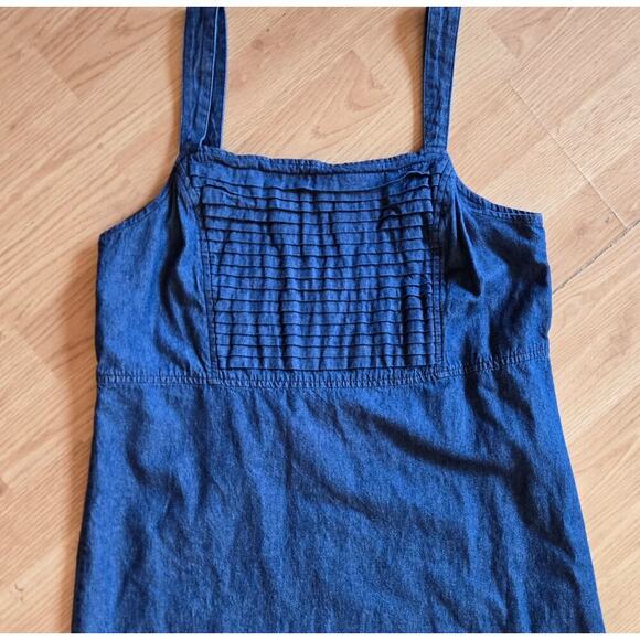 Country Wear Y2K Womens Denim Midi Dress Size M Countryside Western Grannycore - Picture 6 of 10